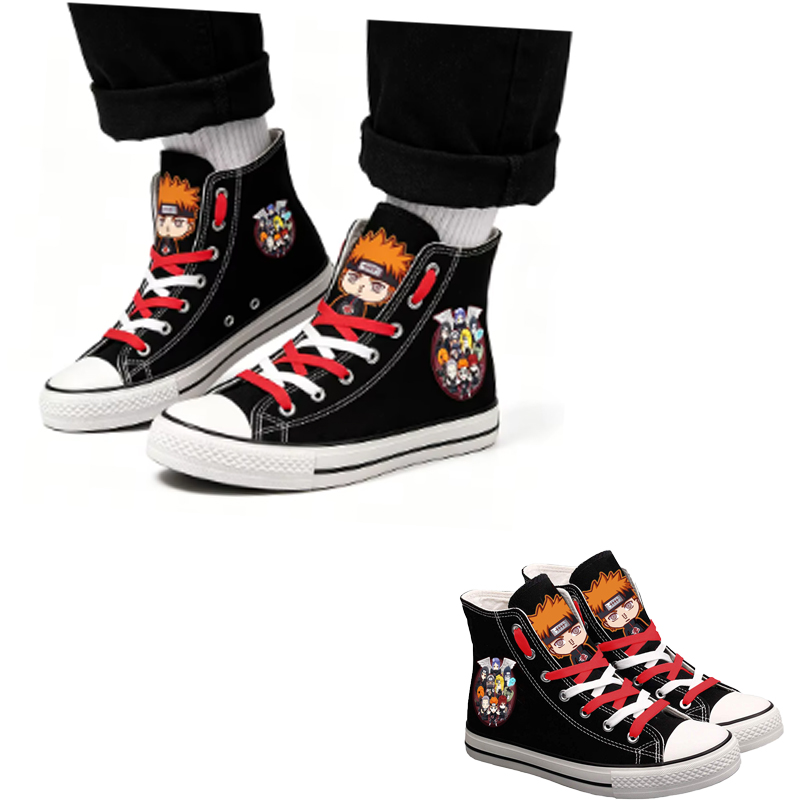 Tênis de Lona Cano Alto Naruto - Anime Cosplay Idea avaliação e preço