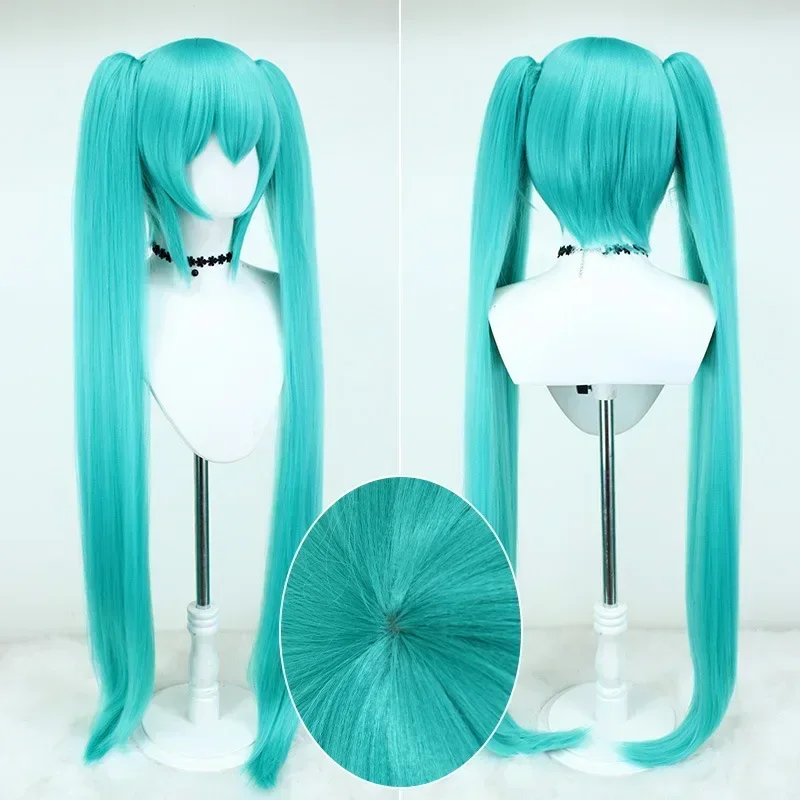 Peruca de Cosplay Miku 2026, 1 - Anime Cosplay Blue Hair avaliação e preço